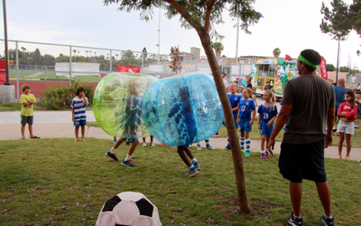 Bubble Soccer Club takes part in Albion SC Fan Appreciation Day