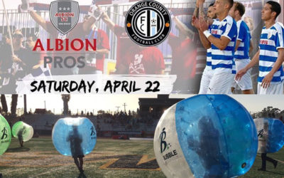 Bubble Soccer Club Halftime Highlights from Albion Pros mens soccer game!