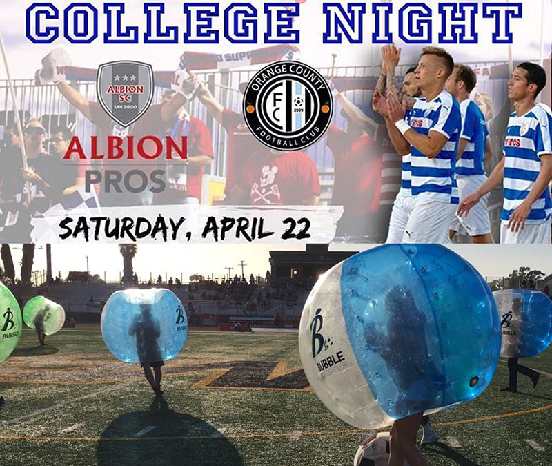 Bubble Soccer Club Halftime Highlights from Albion Pros mens soccer game!