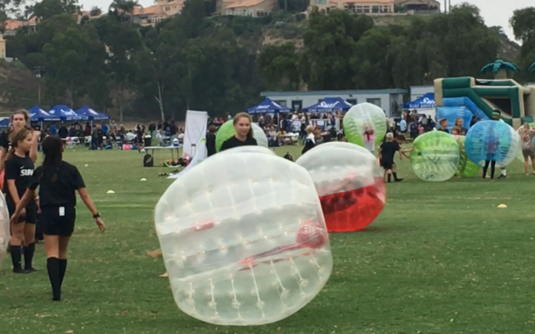 Bubble Soccer Club at San Diego Surf (Youth Soccer Club) Annual Summer Picnic!