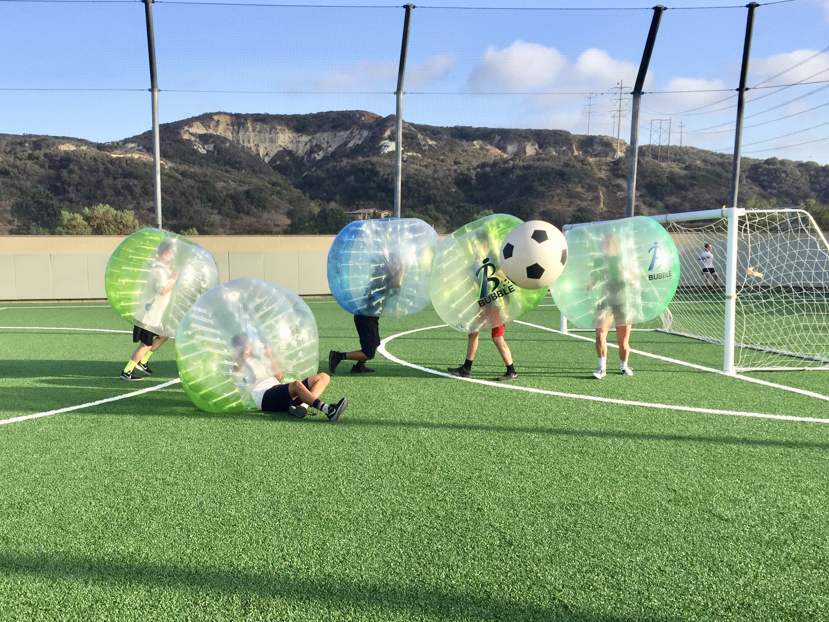 Bubble Soccer at the San Diego Gulls Ice Rink Bubble Soccer at the San Diego Gulls Ice Rink